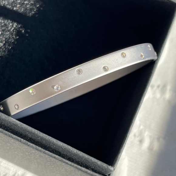 Swarovski Silver Crystal Bracelet - Picture 9 of 13